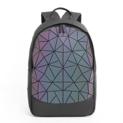 Back to college Luxury Backpack Women Bags Designer Geometric Luminous Backpacks For Women School Bags For Girls Rucksack Shoulder Backpack