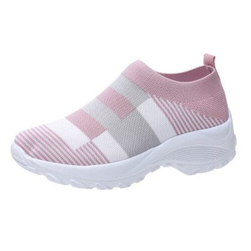 Back  To School Outfit  lovevop Women Mix Color Sneakers Ladies Breath Tennis Shoes  Woman Comfort Vulcanzied Female Casual Flats Women Footwear Plus Size