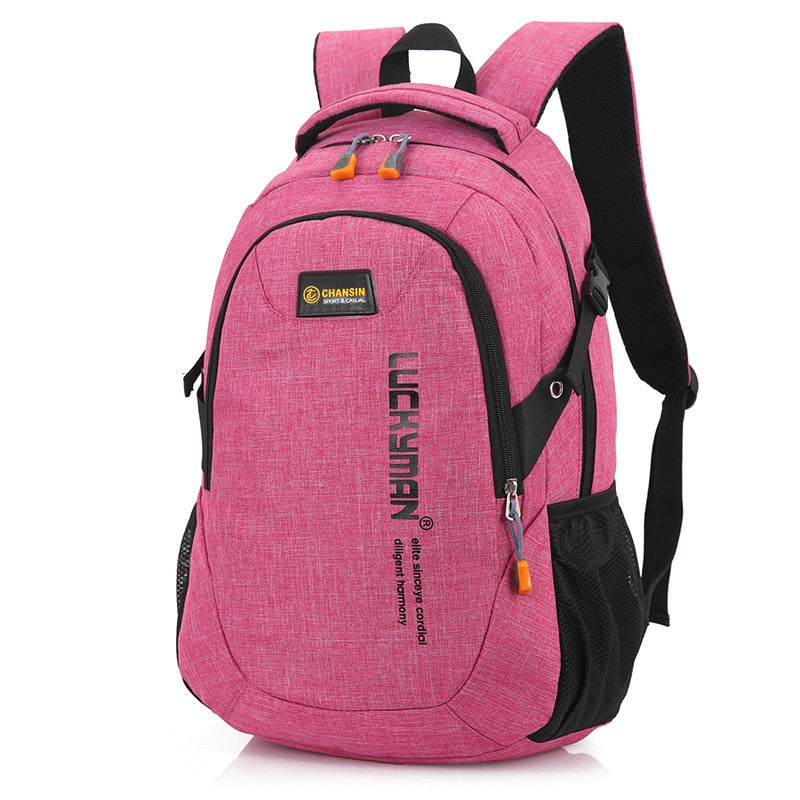 Back to college New Fashion Men's Backpack Bag Male Polyester Laptop Backpack Computer Bags High School Student College Students Bag Male