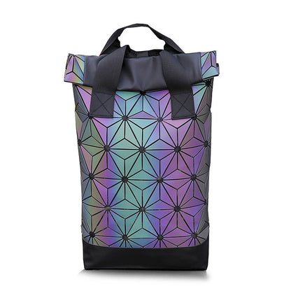 Back to college Luxury Backpack Women Bags Designer Geometric Luminous Backpacks For Women School Bags For Girls Rucksack Shoulder Backpack