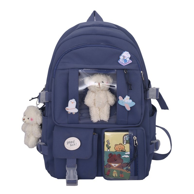 Back to college Japanese High School Girls Backpack School Bags For Teenage Girls Multi Pockets New Kawaii Backpack Women Harajuku Cute Mochila