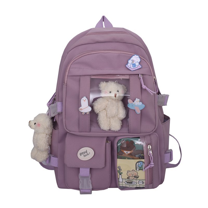 Back to college Japanese High School Girls Backpack School Bags For Teenage Girls Multi Pockets New Kawaii Backpack Women Harajuku Cute Mochila