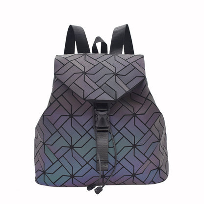 Back to college Luxury Backpack Women Bags Designer Geometric Luminous Backpacks For Women School Bags For Girls Rucksack Shoulder Backpack