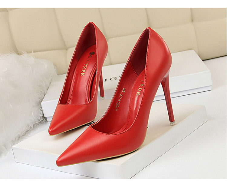 Back to college Shoes Women Pumps Fashion High Heels Shoes Black Pink White Shoes Women Wedding Shoes Ladies Stiletto Women Heels