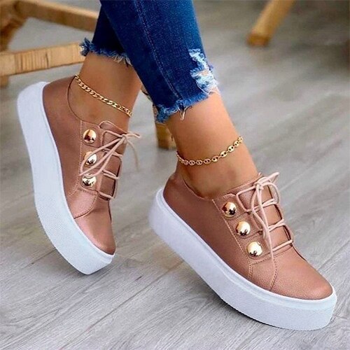 Back to school lovevop  Women Autumn Original Platform Loafers  Ladies Fashion Breathable Flat Shoes Female Comfortable Casual Footwear Plus Size 43