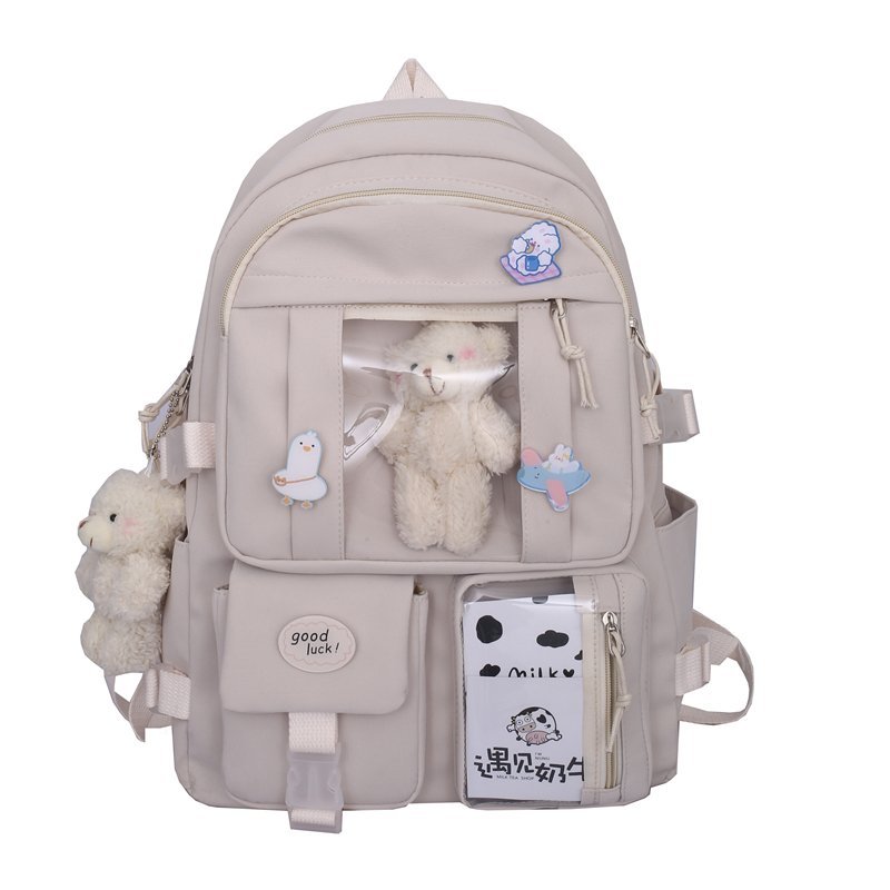 Back to college Japanese High School Girls Backpack School Bags For Teenage Girls Multi Pockets New Kawaii Backpack Women Harajuku Cute Mochila