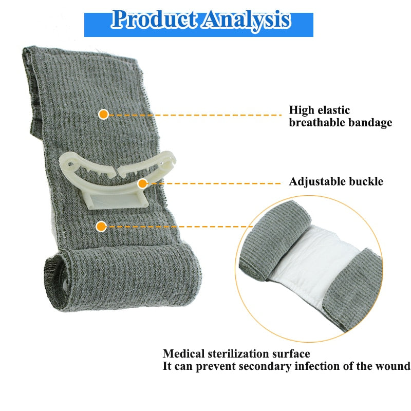 「lovevop」Military Israeli Bandage Wound Dressing Emergency Combat Compression Trauma Medical Tactical First Aid IFAK Survival Tool
