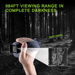 「lovevop」Monocular Night Vision Device 1080P HD Infrared 5x Digital Zoom Hunting Telescope Outdoor Day Night Dual Use 100% Darkness 300m