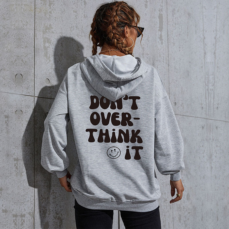 LOVEVOP popular New Autumn and Winter Leisure Sports Hoodie South East Asia Cross-border Hot Trade Women's Letter Printed Hooded