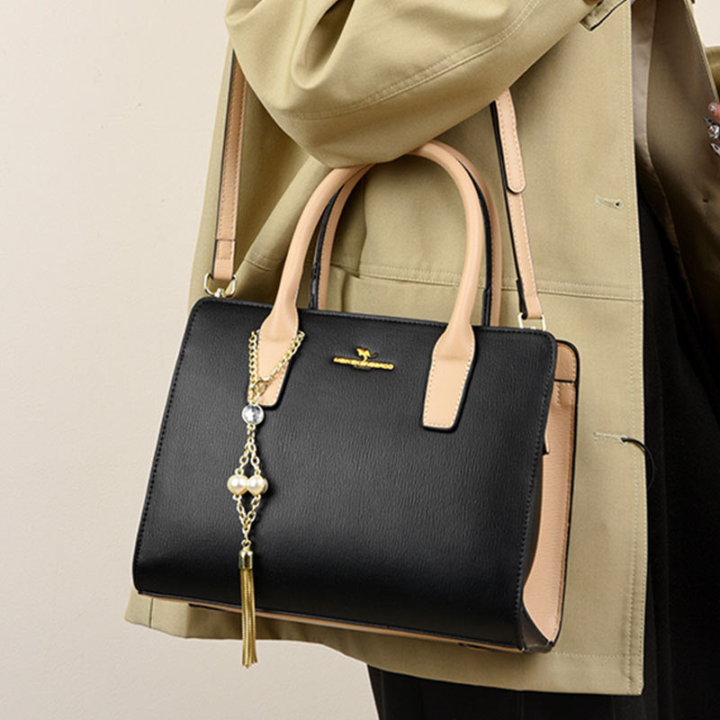 2025 Handbag New Fashion High Sense Mom Bag Versatile Temperament Women's Shoulder Bag Large Capacity Commuter Tote Bag