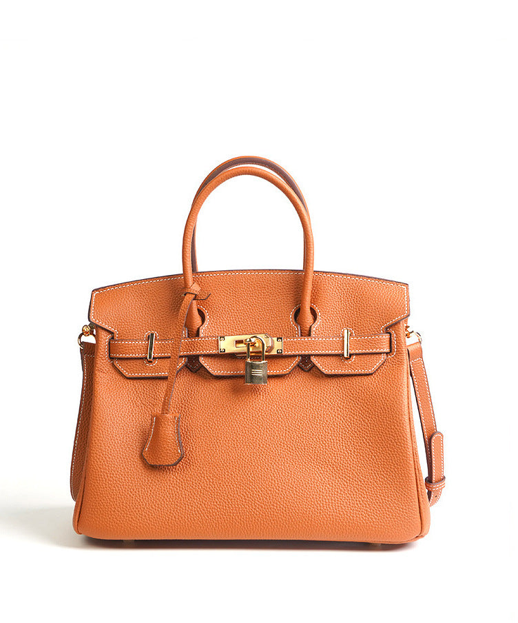 Cross-border new handbag women's leather high-end texture light luxury niche shoulder messenger bag large-capacity fashion women's bag