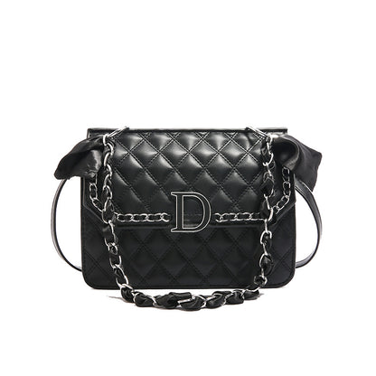 2025 Crossbody bag fashionable light luxury chain bag versatile small fragrant style women's shoulder bag high-end diamond underarm bag women