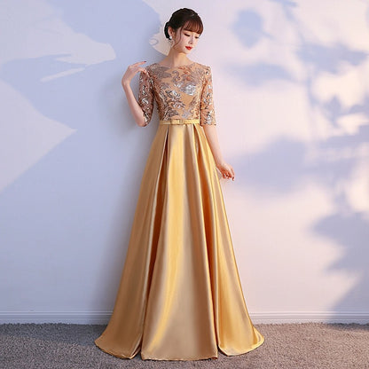 2025 Choir performance suit, evening host dress, female  new solo cantata performance suit, female long dress