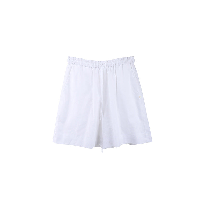 2025 THE MIND strappy elastic waist three-point pants children's 2025 summer Korean version simple casual shorts T5056-1X