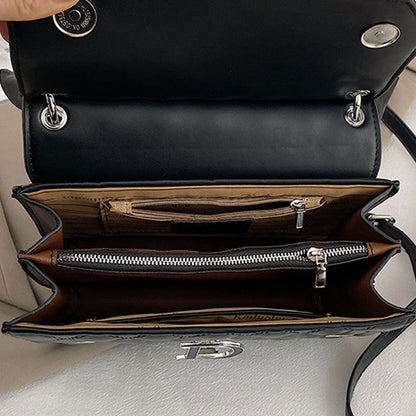 2025 Crossbody bag fashionable light luxury chain bag versatile small fragrant style women's shoulder bag high-end diamond underarm bag women