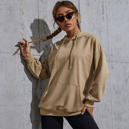 LOVEVOP popular New Autumn and Winter Leisure Sports Hoodie South East Asia Cross-border Hot Trade Women's Letter Printed Hooded