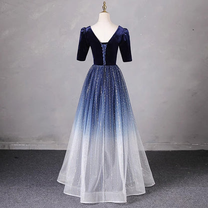 2025 Evening dress women's  spring new high-end banquet annual meeting host atmospheric dress skirt women's long chorus