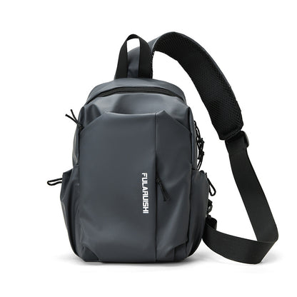 2025  messenger bag men's versatile casual breast bag backpack ins fanny pack trendy cool small satchel women's storage shoulder bag