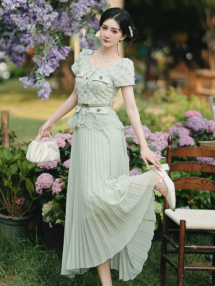 temperament light luxury small fragrant temperament dress summer women 2025 new unique super good-looking skirt high sense