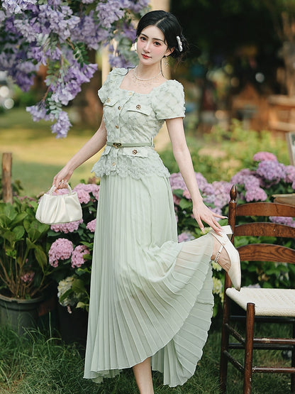 temperament light luxury small fragrant temperament dress summer women 2025 new unique super good-looking skirt high sense