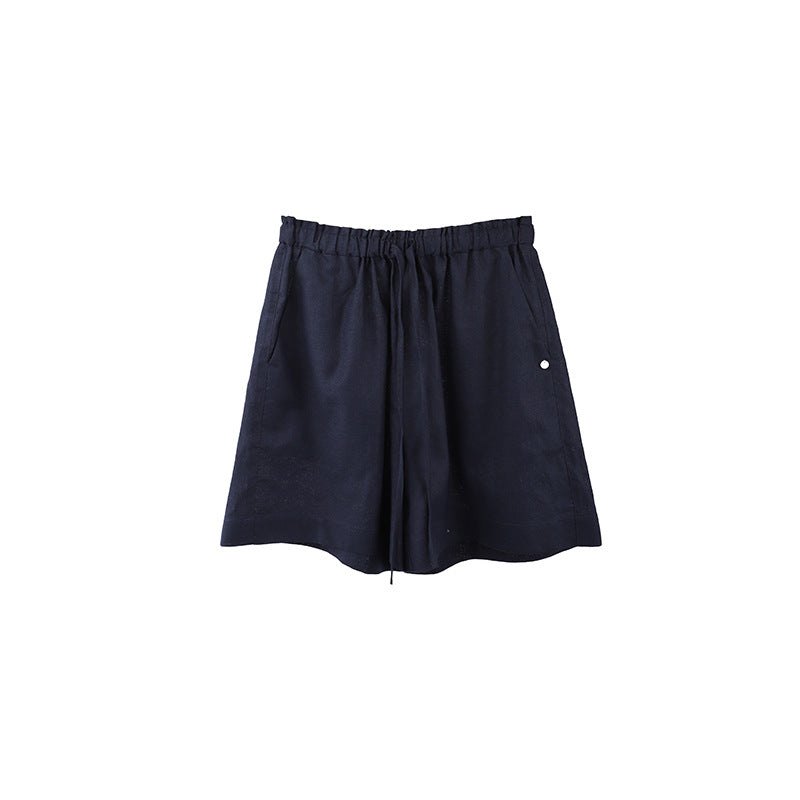 2025 THE MIND strappy elastic waist three-point pants children's 2025 summer Korean version simple casual shorts T5056-1X