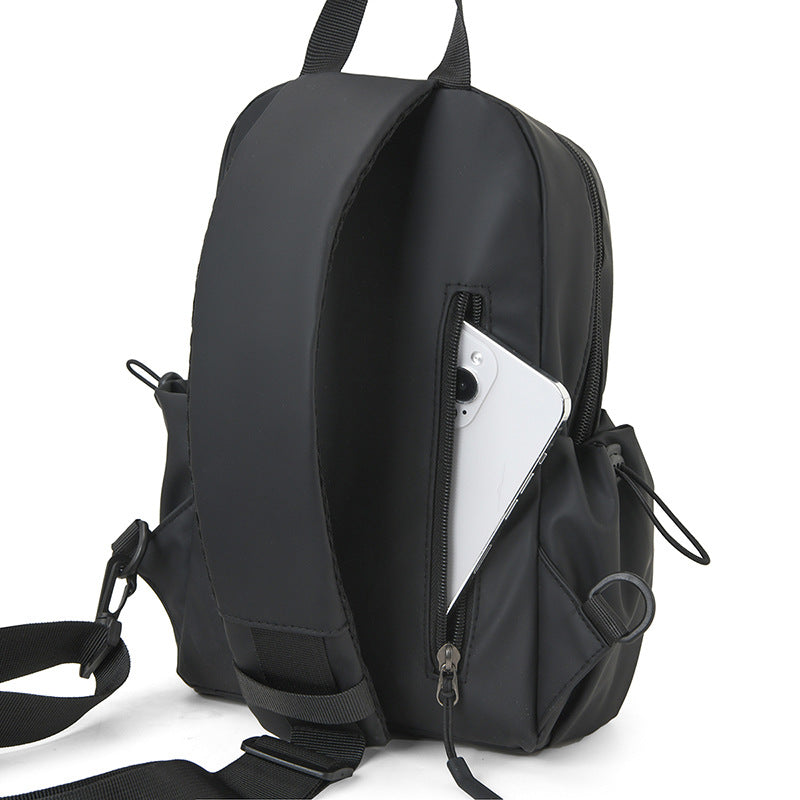 2025 Breast bag men's outdoor travel trend leisure large capacity trend messenger bag ultra-light shoulder bag sports bag men