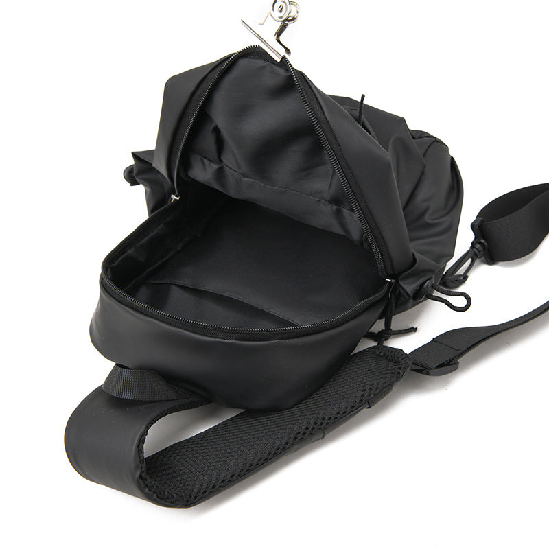 2025  messenger bag men's versatile casual breast bag backpack ins fanny pack trendy cool small satchel women's storage shoulder bag