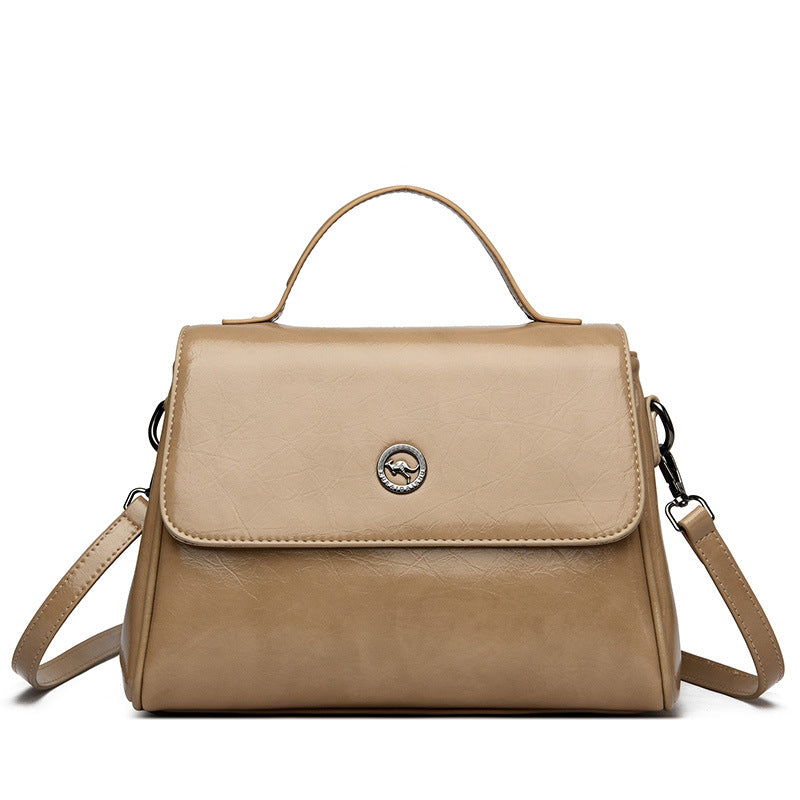 2025 Handbag Premium light luxury women's bag spring fashion simple women's shoulder bag versatile commuter messenger bag