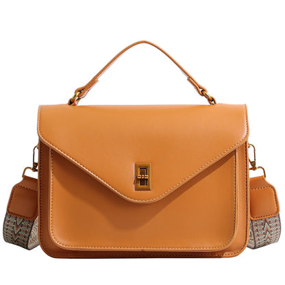 2025 Bag autumn and winter versatile soft leather high-end mail carrier bag simple fashion temperament shoulder bag texture messenger bag women