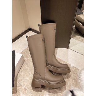 2025  Hot style~ popular new thick heel short boots women's British style Martin boots knight boots trend