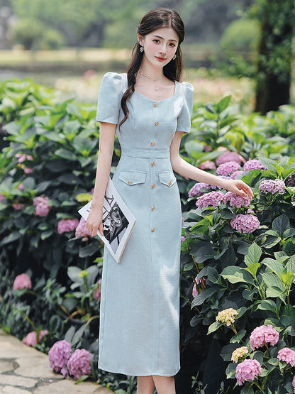 small fragrant skirt summer women's 2025 new hip skirt exquisite light and mature style temperament waist pinch waist dress