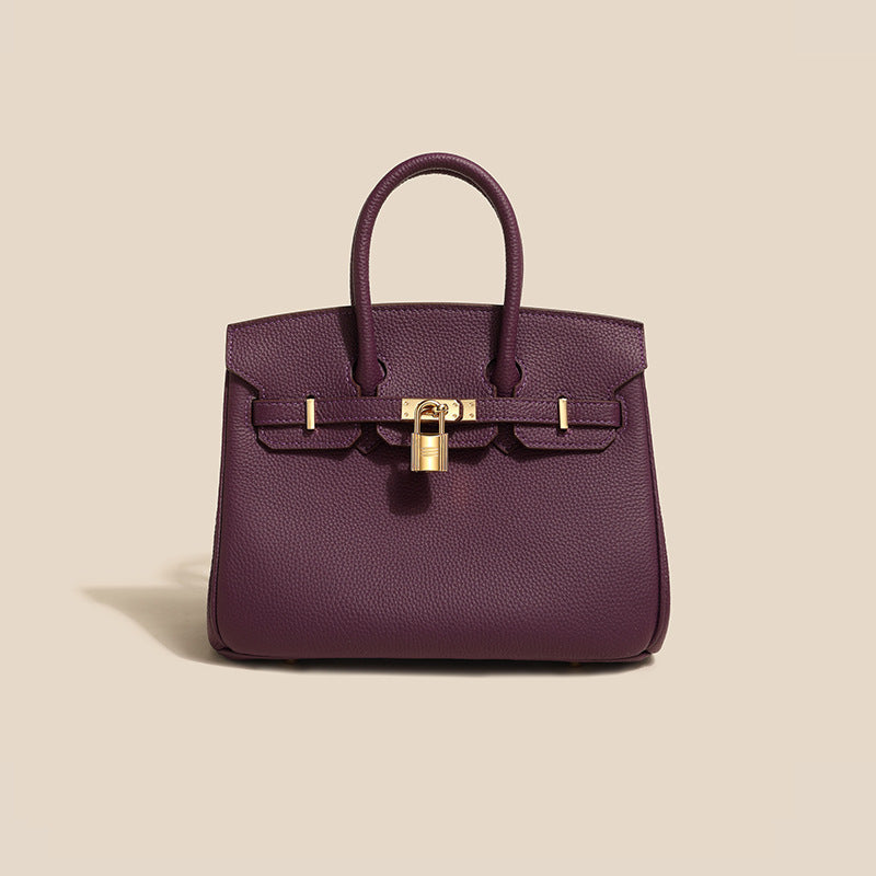 Cross-border new handbag women's leather high-end texture light luxury niche shoulder messenger bag large-capacity fashion women's bag