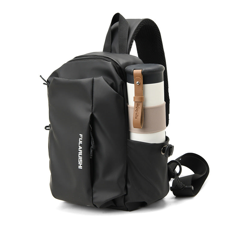 2025  messenger bag men's versatile casual breast bag backpack ins fanny pack trendy cool small satchel women's storage shoulder bag