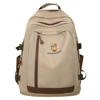 2025 New Simple Casual Backpack Large Capacity Travel Bag Couple Campus School Bag Outdoor Travel Backpack Backpack