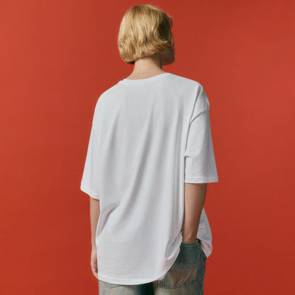 n street men's and women's same spring top  new fashion loose casual couple angel same T-shirt