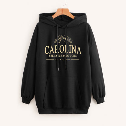LOVEVOP popular new autumn and winter leisure sports hoodie South East Asia New Popular trade women's letter-printed hooded sweater