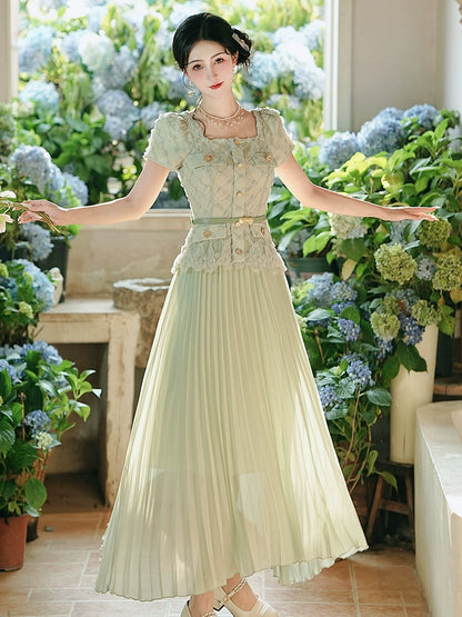 temperament light luxury small fragrant temperament dress summer women 2025 new unique super good-looking skirt high sense