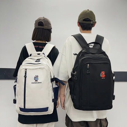 2025 New Simple Casual Backpack Large Capacity Travel Bag Couple Campus School Bag Outdoor Travel Backpack Backpack