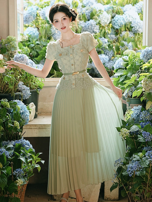 temperament light luxury small fragrant temperament dress summer women 2025 new unique super good-looking skirt high sense