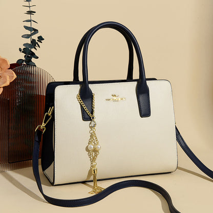 2025 Handbag New Fashion High Sense Mom Bag Versatile Temperament Women's Shoulder Bag Large Capacity Commuter Tote Bag