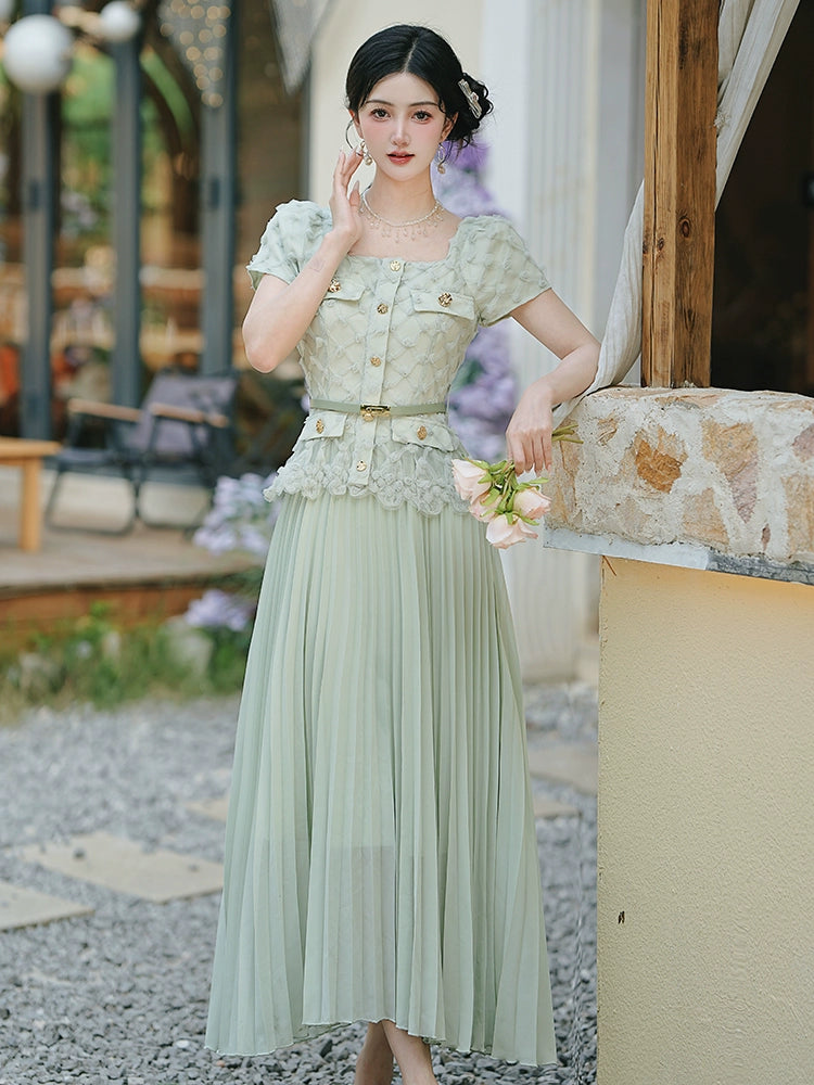 temperament light luxury small fragrant temperament dress summer women 2025 new unique super good-looking skirt high sense