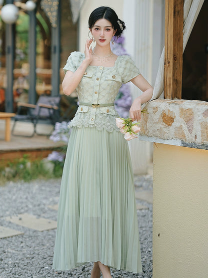 temperament light luxury small fragrant temperament dress summer women 2025 new unique super good-looking skirt high sense