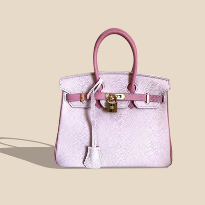 Cross-border new handbag women's leather high-end texture light luxury niche shoulder messenger bag large-capacity fashion women's bag