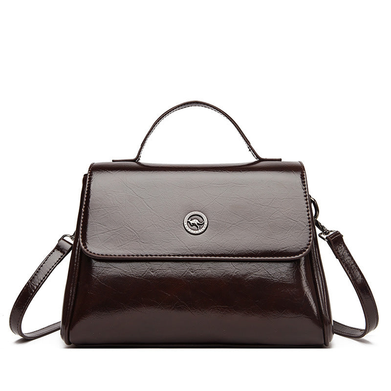 2025 Handbag Premium light luxury women's bag spring fashion simple women's shoulder bag versatile commuter messenger bag