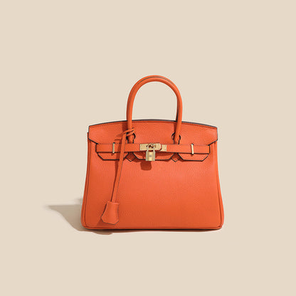 Cross-border new handbag women's leather high-end texture light luxury niche shoulder messenger bag large-capacity fashion women's bag