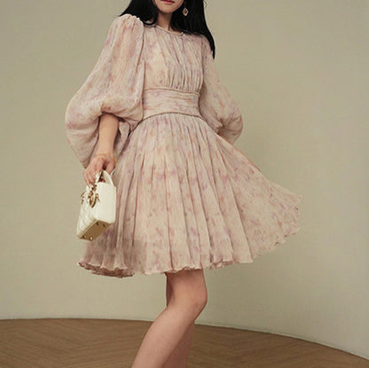 2025 gentle wind daughter dress  spring new slim temperament fairy skirt