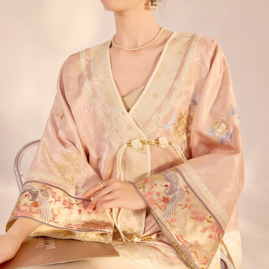 Spring  New Guofeng Heavy Industry Embroidered Top Women's New Chinese Style Fashion Temperament Loose Jacket N2083