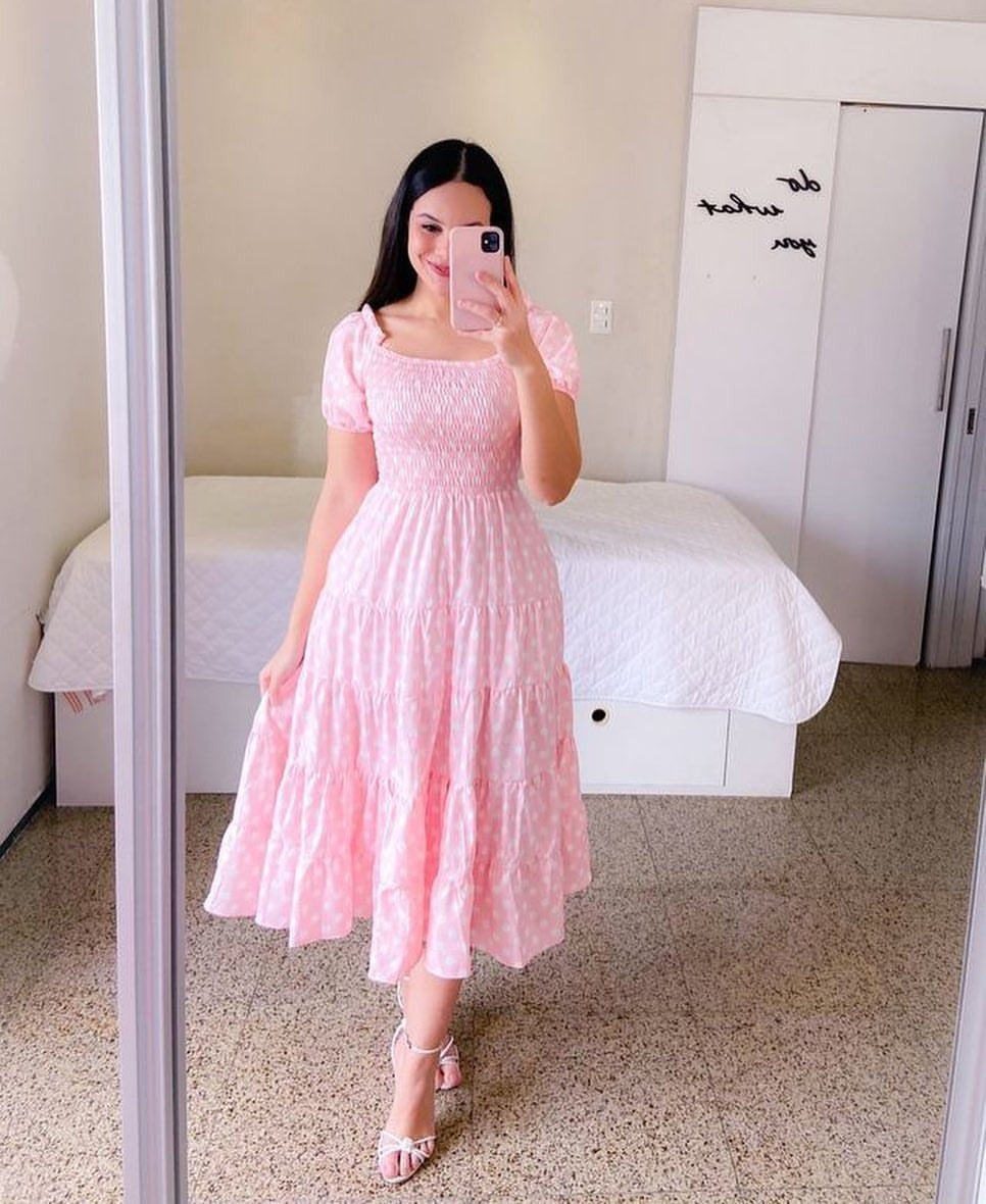 2025 New spring and summer new  New 2025 dresses literary  fresh printing fashion women's clothing