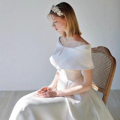 2025 bride sexy suspender light wedding dress satin welcome wedding dress Mori tie license registration small dress skirt women wholesale