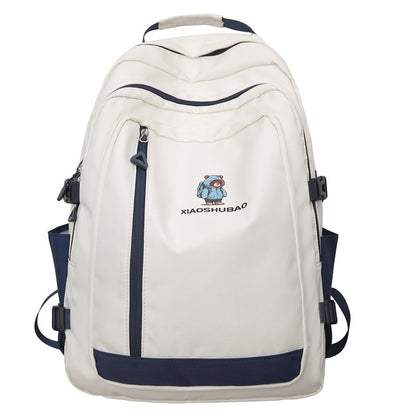 2025 New Simple Casual Backpack Large Capacity Travel Bag Couple Campus School Bag Outdoor Travel Backpack Backpack